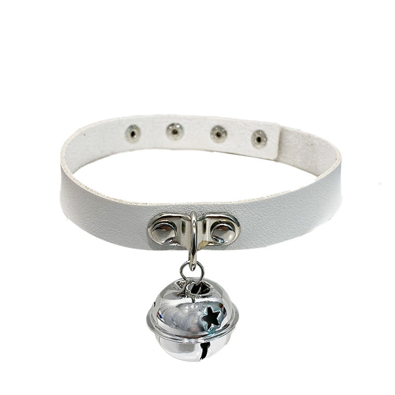 Women's Punk Bell Choker Rock Nightclub Clavicle Chain Neck Collar