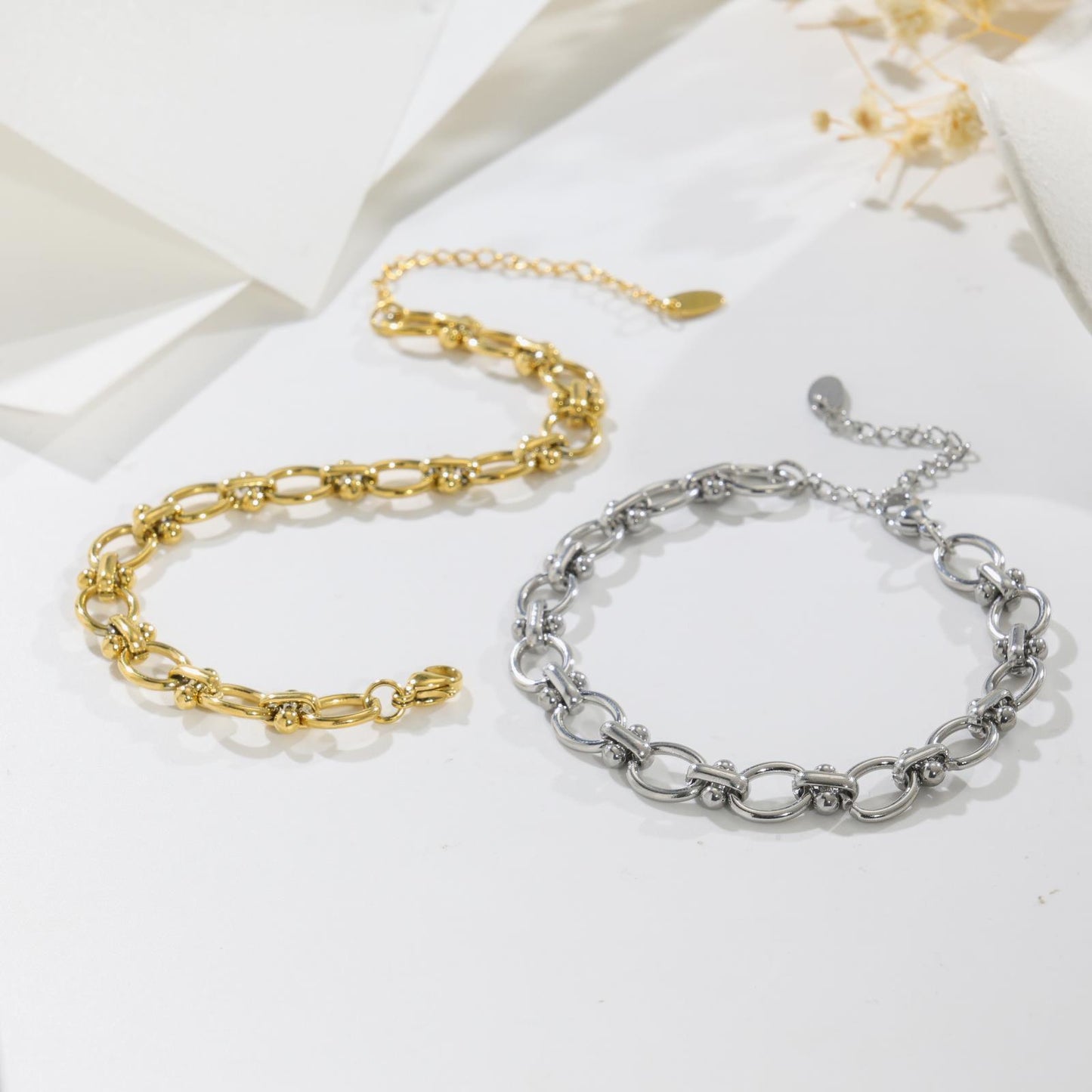 Thick Chain Female Fashion Personality Titanium Steel Bracelet