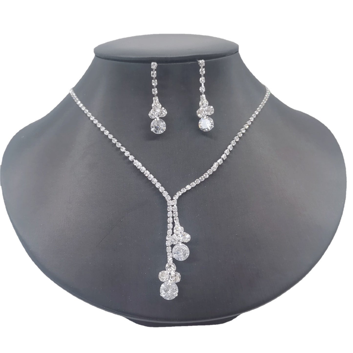 Classic Stylish Bridal Three-piece Fashion Tassel Necklaces