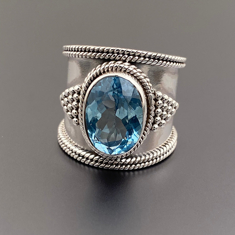 Live Broadcast Personalized Retro Thumb Female Rings