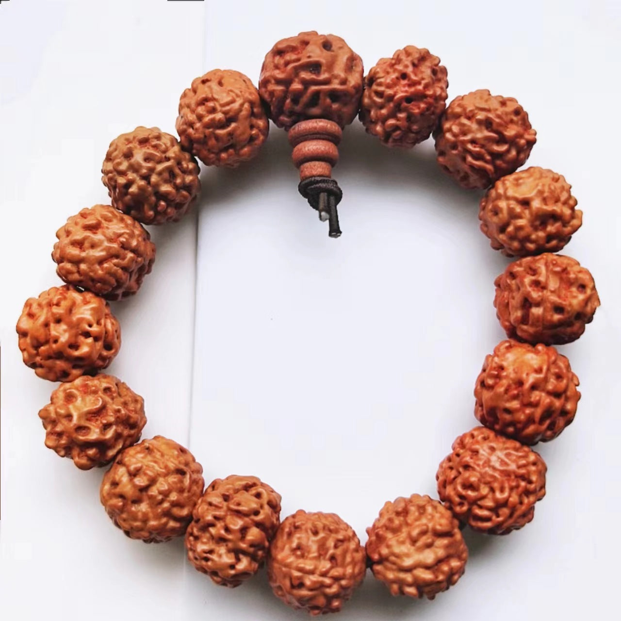 Men's Style Natural Bodhi Seeds Prayer Beads National Bracelet