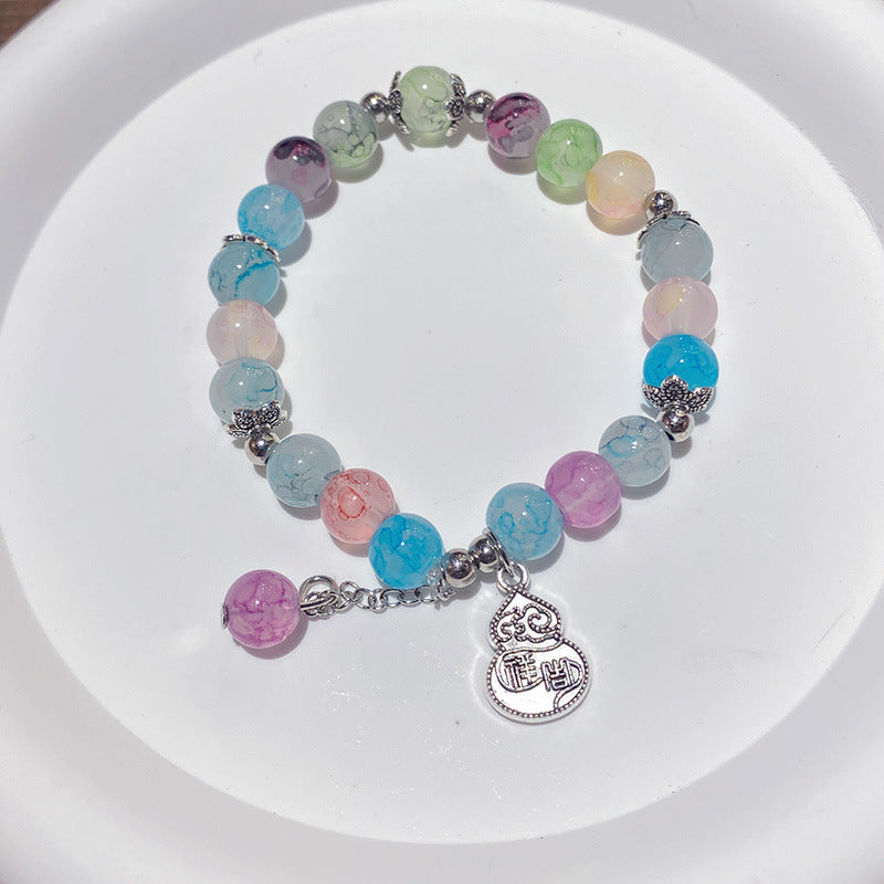 Color Love Gourd Alloy Send Gifts Bracelets