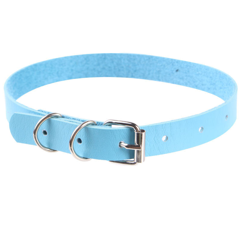 Women's Retro Punk Rock Leather Neck Band Clavicle Trendy Collar