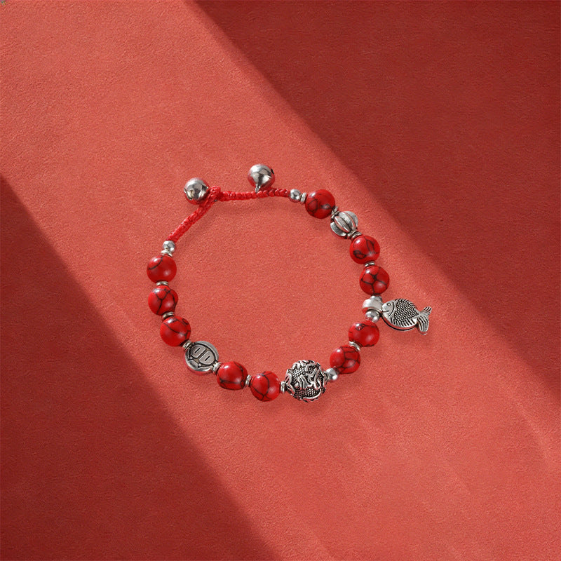 Style Tibetan Imitation Beeswax Retro Minority High Sense Wax Rings