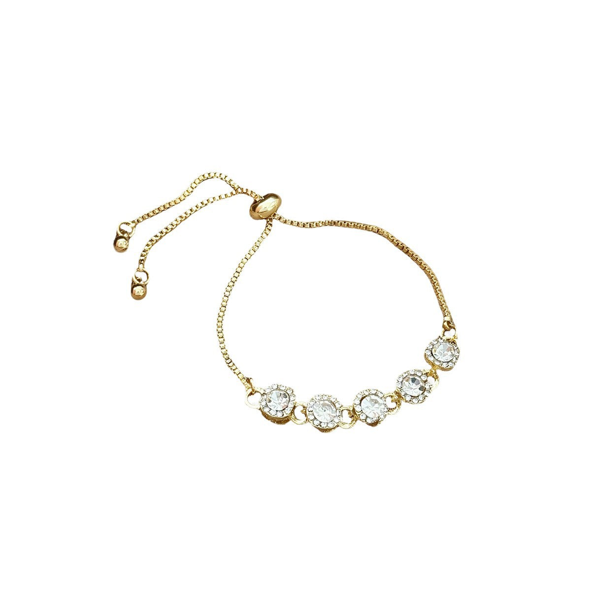 Women's Electroplated Diamond Fashion Niche High Sense Summer Bracelet