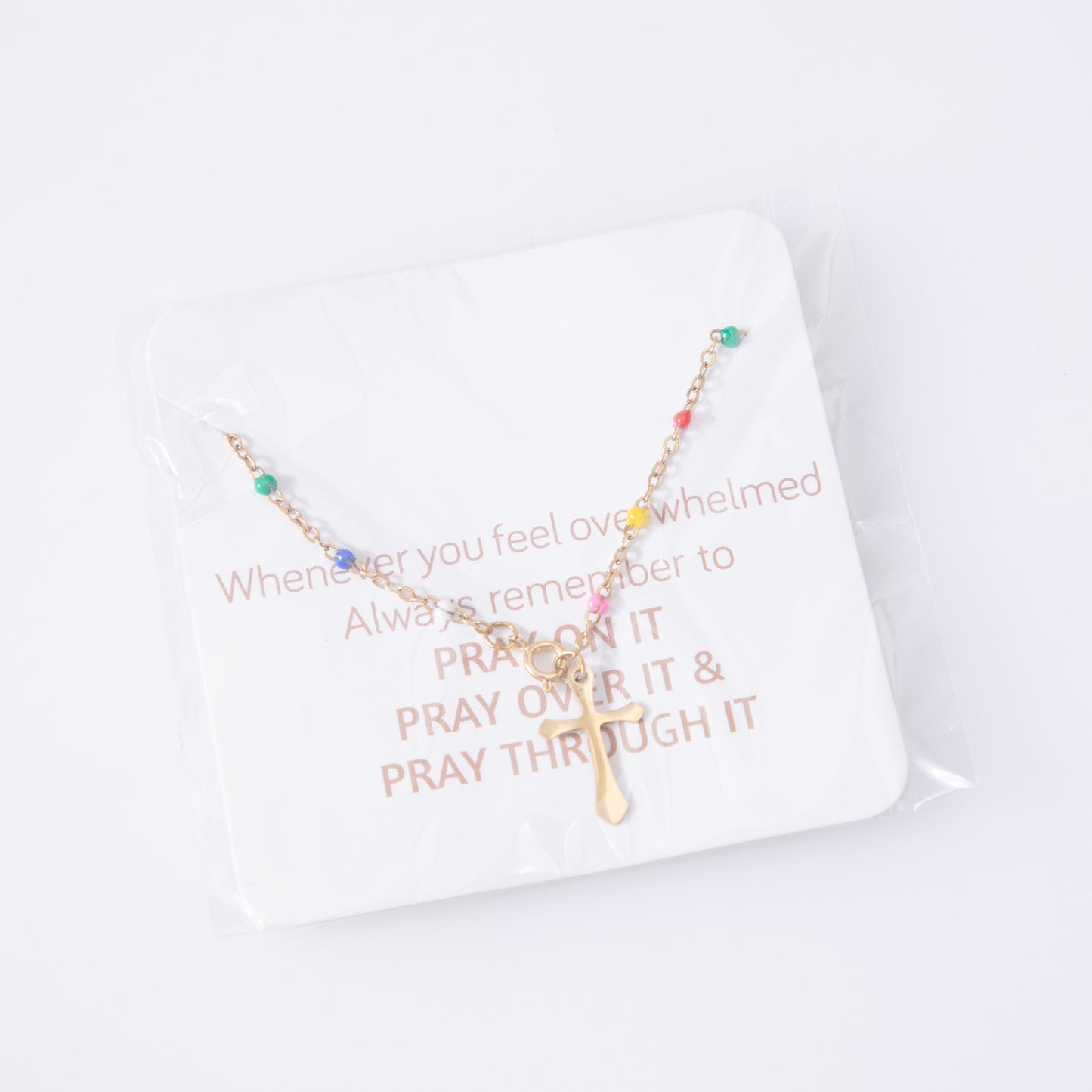 Titanium Steel Female Gold Plating Religious Style Stainless Anklets