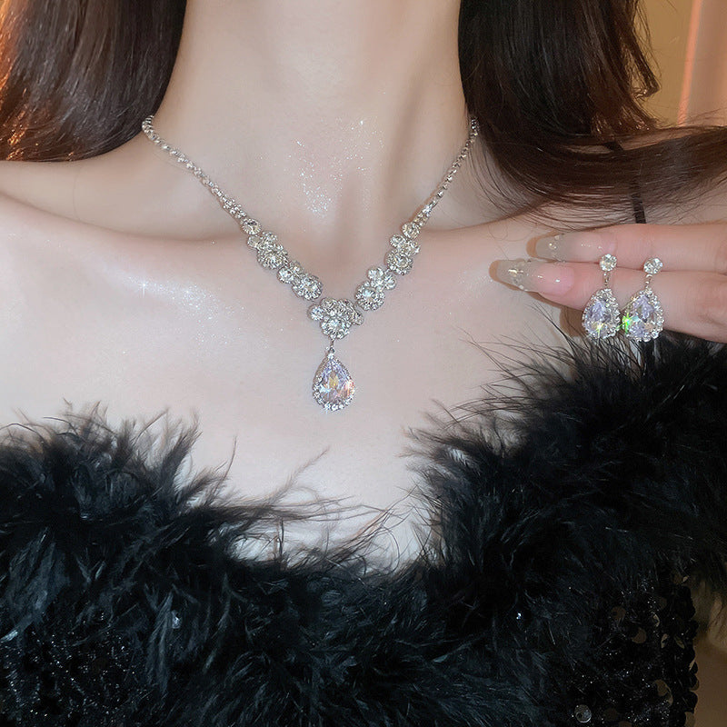 Women's Wedding Suite Bride Dress Dinner Party Necklaces