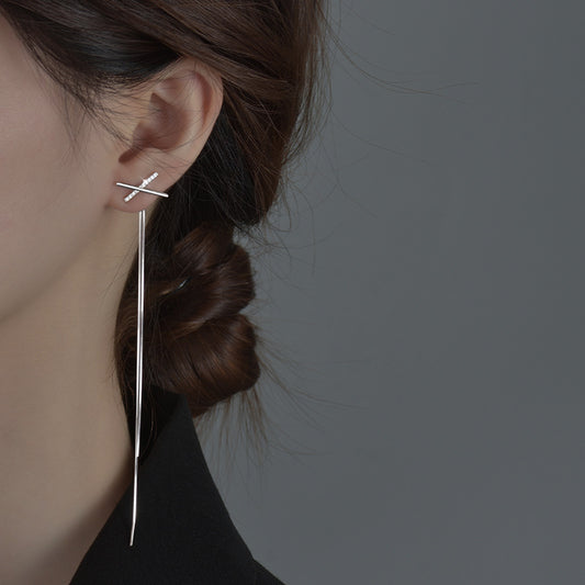 Women's Personality Long Fringe Design Sense Fairy Earrings