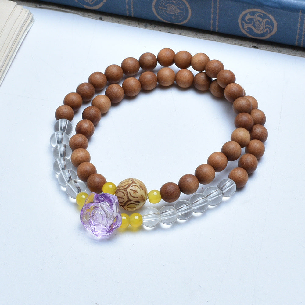 Barbie Sandalwood Tassel National Style Female Artistic Bracelets