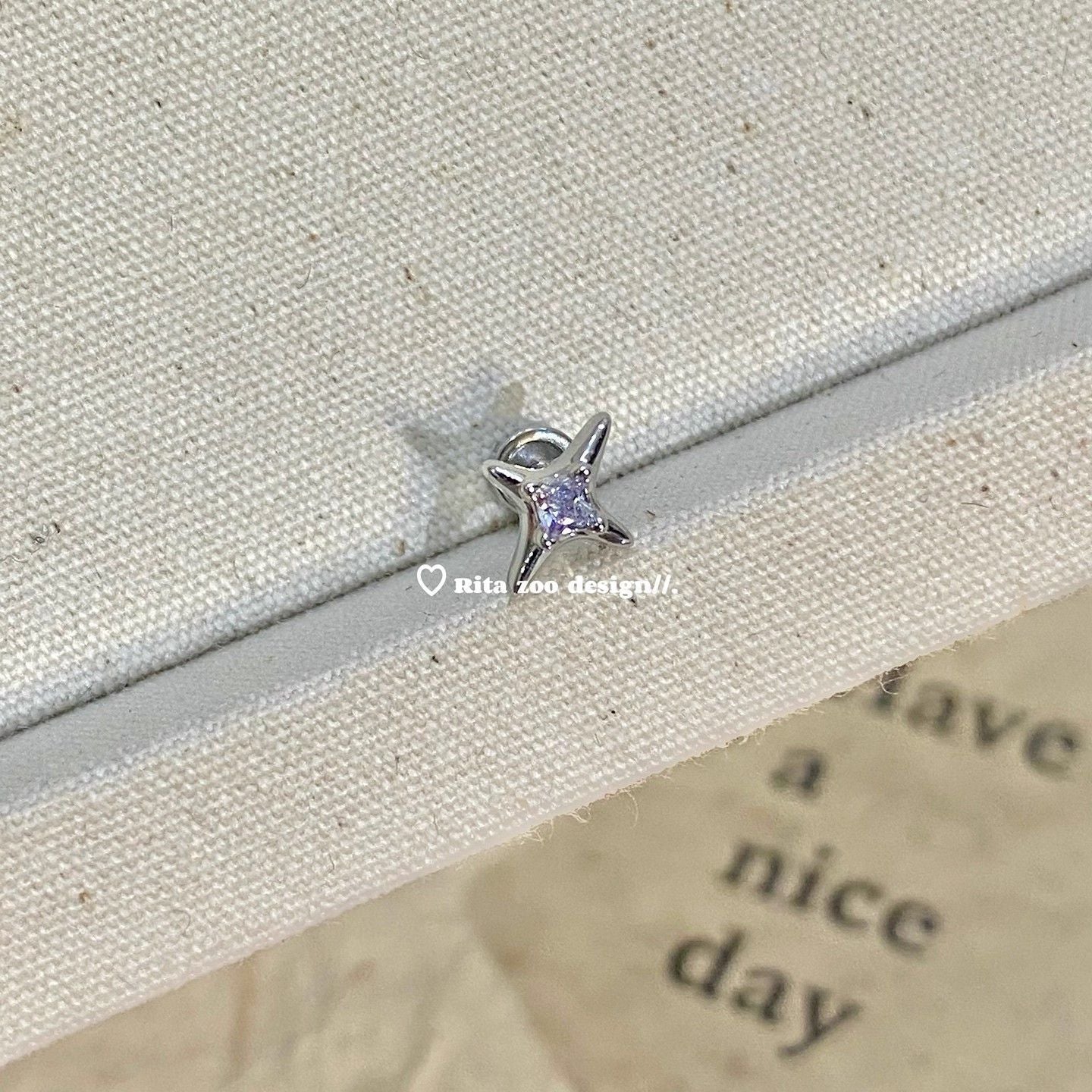 Four Minimalist Small Titanium Steel Ear Stud Earrings