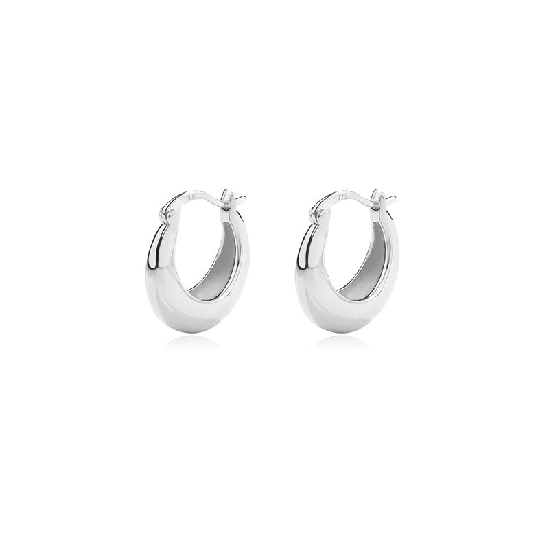 Women's Style Retro Summer Circle Twist High Earrings