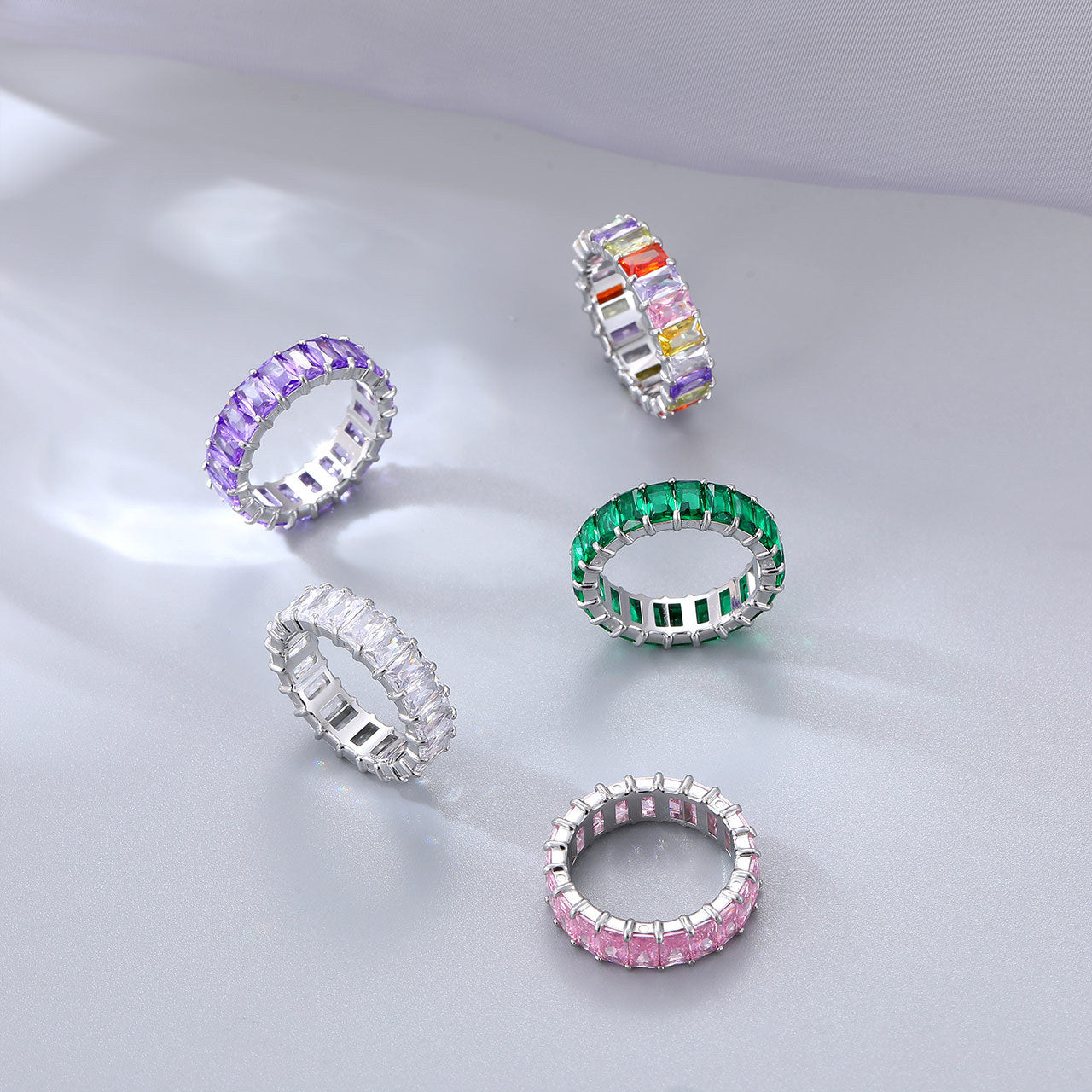 Women's Luxury Niche Elegant Unique Exquisite Colorful Rings