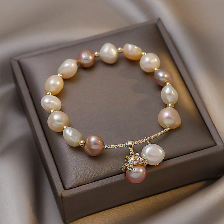 Women's Zircon With Diamond Pearl Elegant High-grade Bracelets