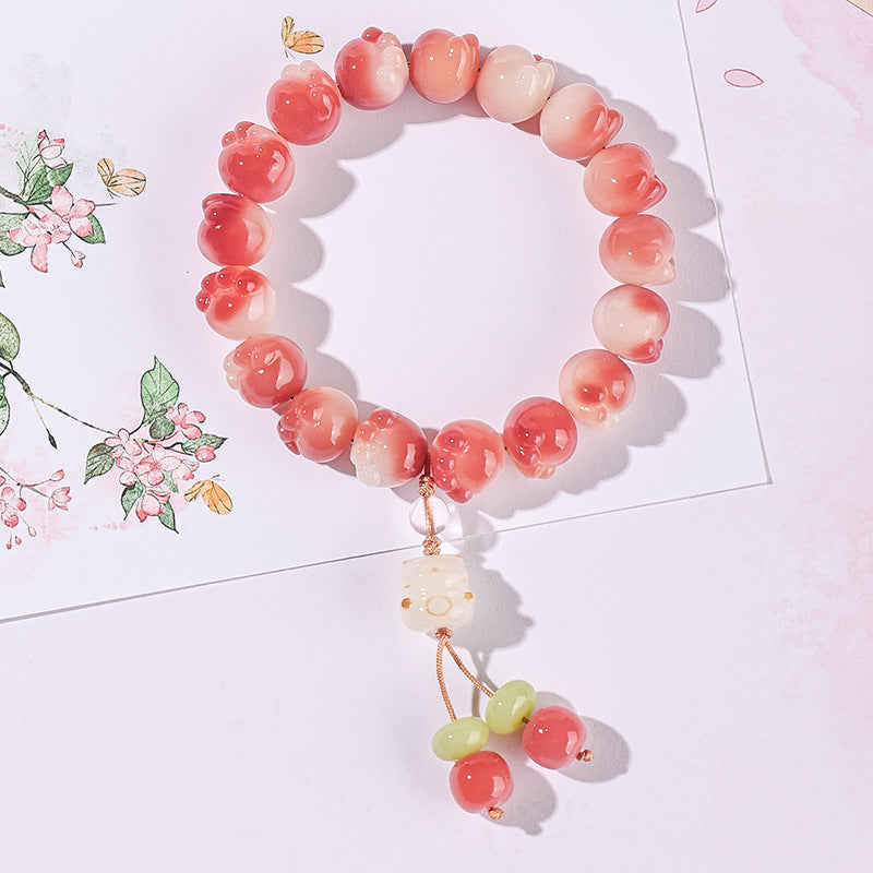 Pear Vortex Carving Cat's Paw Bodhi Pliable Bracelets