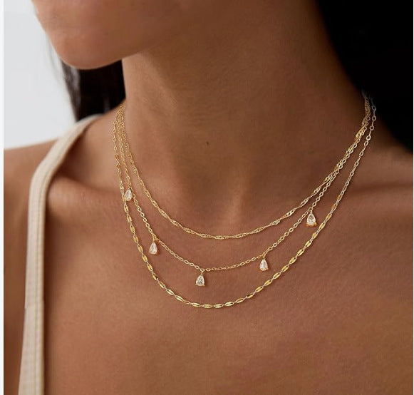 Fashion Bohemian Line Unique Design Light Necklace