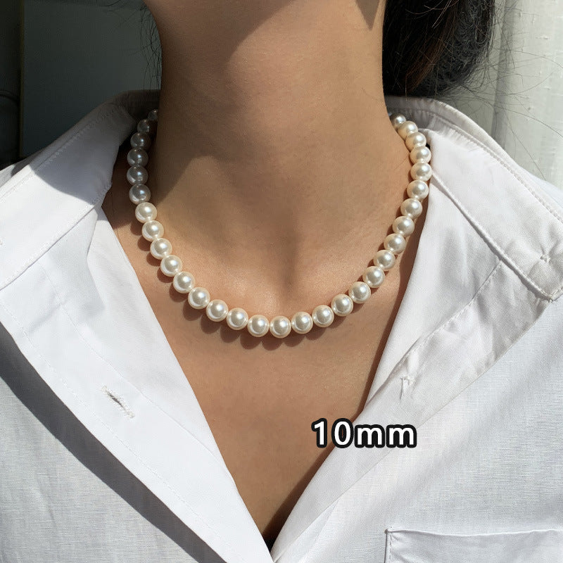 Pearl Twin Clavicle Chain Light Luxury Necklaces