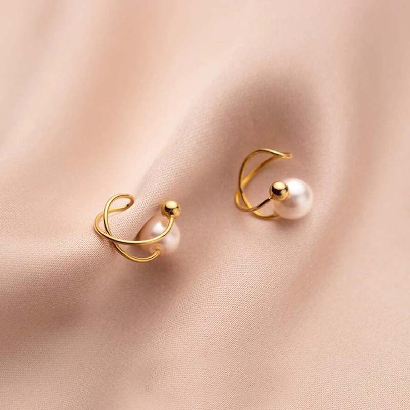 Women's Low Price Light Luxury Premium Temperamental Pearl Eardrops Rings