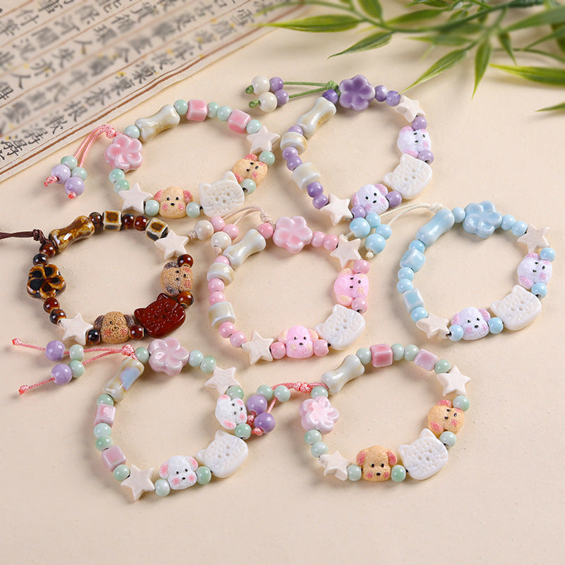Circle Chinese Style Cute Refreshing Stall Bracelet