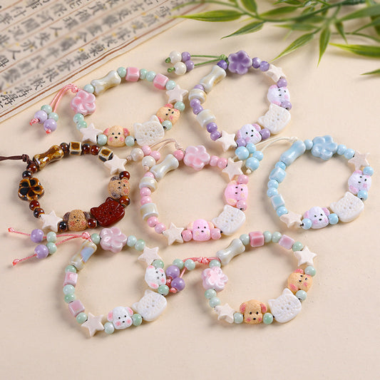 Circle Chinese Style Cute Refreshing Stall Bracelet