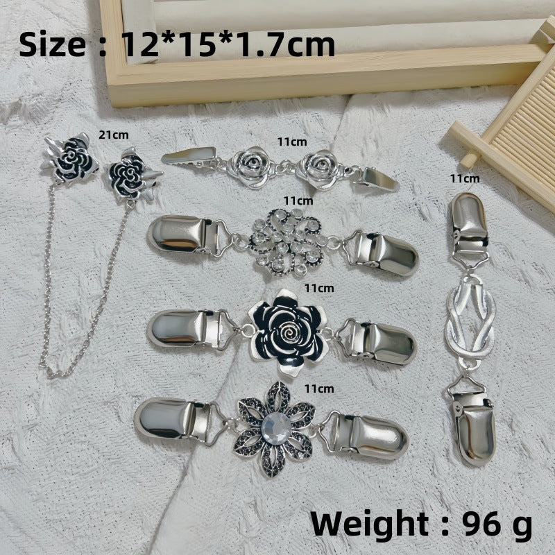 Women's Of Trousers Pin Artifact Fixed Clothes Buckle Brooches