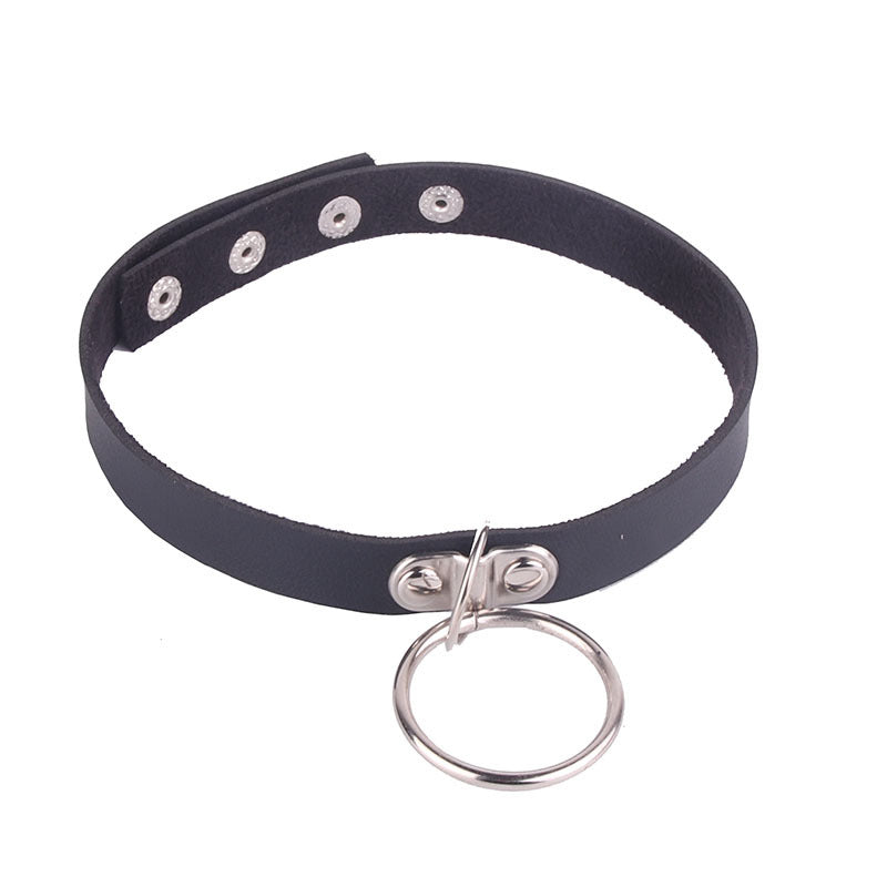 Little Devil Metal Fashion Soft Leather Collar
