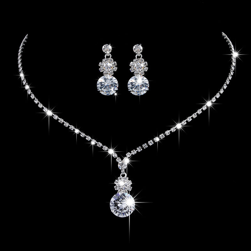 Classic Stylish Bridal Three-piece Fashion Tassel Necklaces