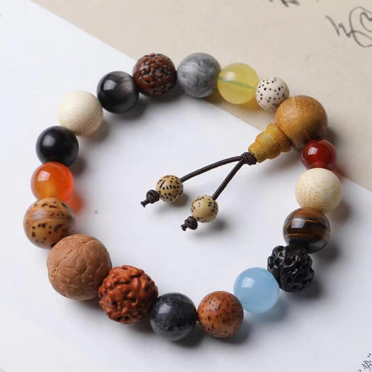 Seed Bodhi Eighteen Prayer Beads Beaded Rosary Bracelets