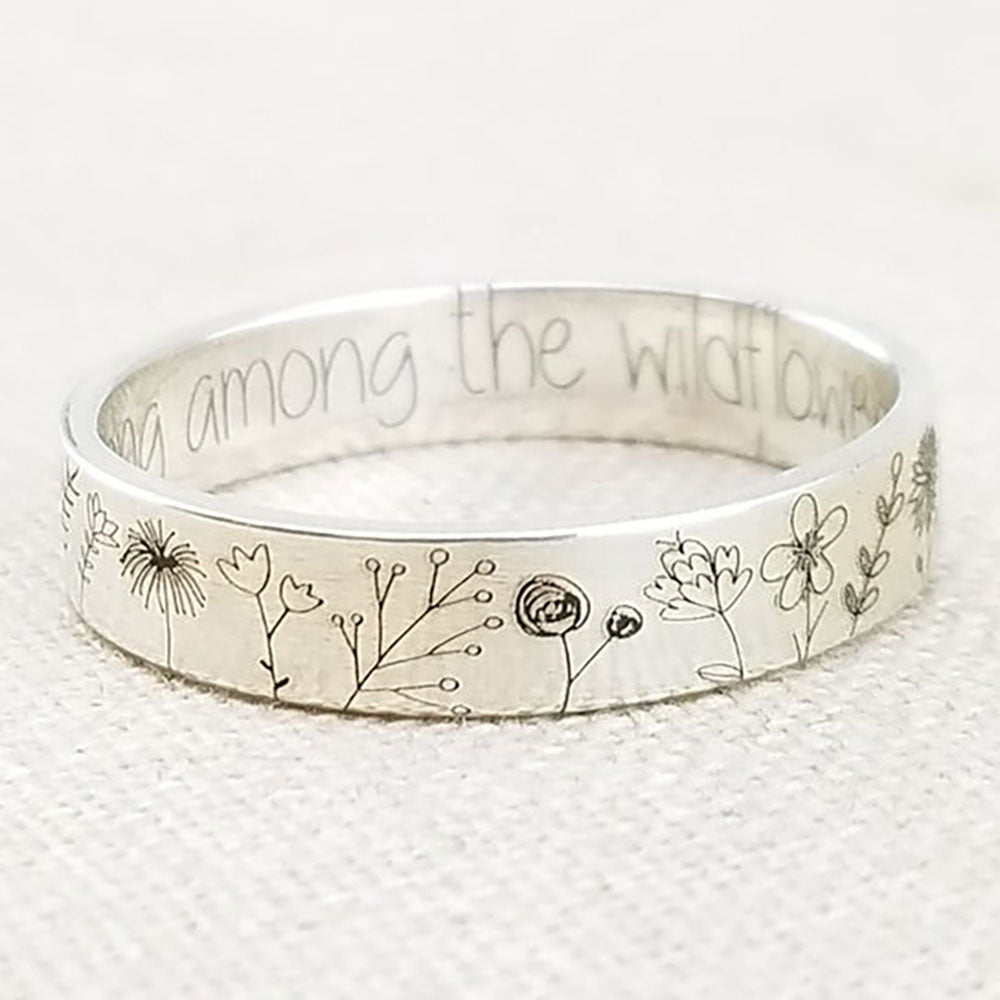 Elegant Graceful Innovative Popular Simple Dandelion Ring