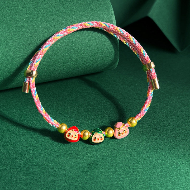 Dragon Boat Festival Colorful Rope Holiday Gift Female Wrist String Bracelet
