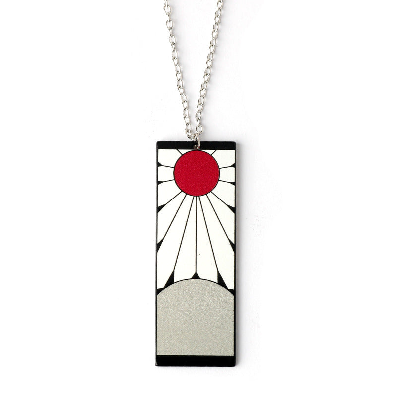 Anime Peripheral No Stove Door Acrylic Necklaces