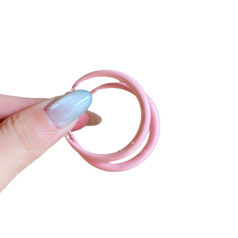 Dopamine Colorful Circle Simple Female Seaside Vacation Style High Earrings