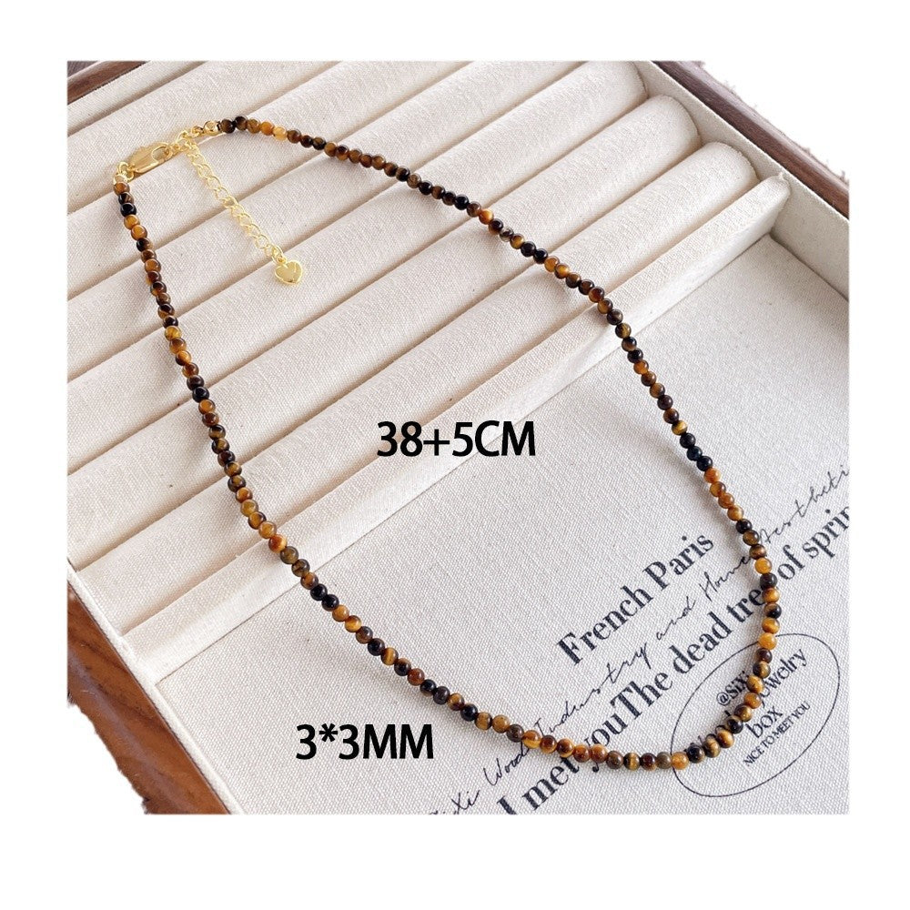 Retro Atmosphere Trend Color Chocolate Brown Necklaces