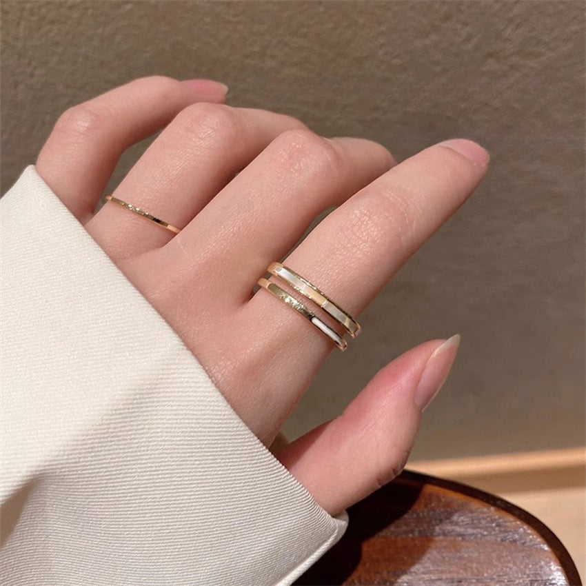 High-grade Fritillary Simple Open Female Style Bracelets