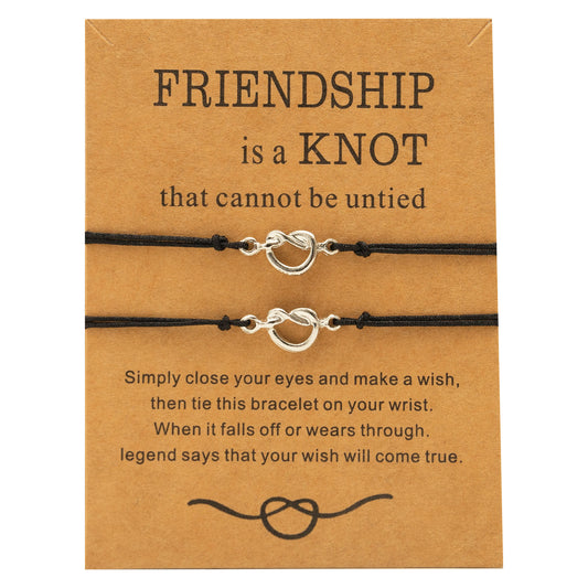 Love Friendship An Unbreakable Knot Card Bracelets