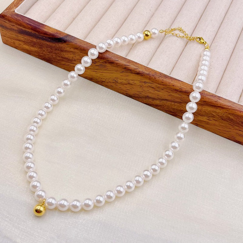 Women's Pearl Retro Affordable Luxury Fashion Trendy Clavicle Necklaces