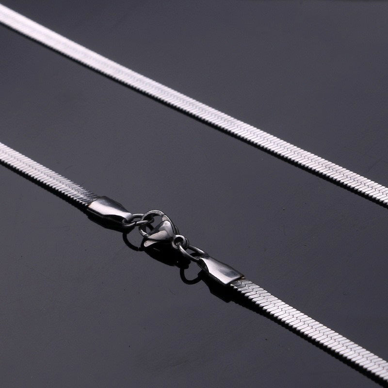 Featured Fashion Titanium Chain Choker Handmade Necklaces
