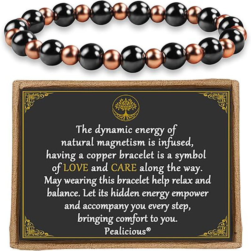 Men's Triple Protection Adjustable Woven Gift Tiger Eye Bracelet