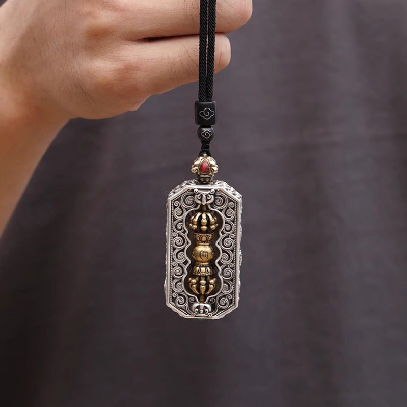 Pattern Square Plate Niche For Statue Pendants