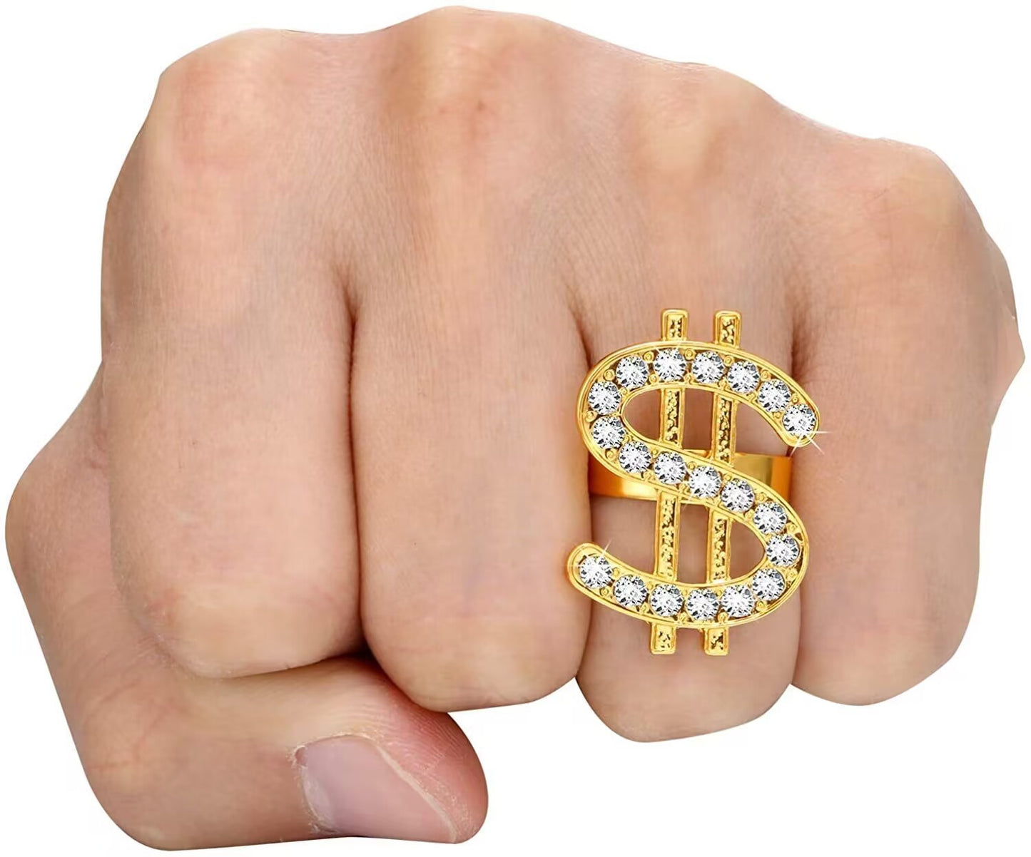 Men's Activity Dollar Hipster Party Dress Up Rings