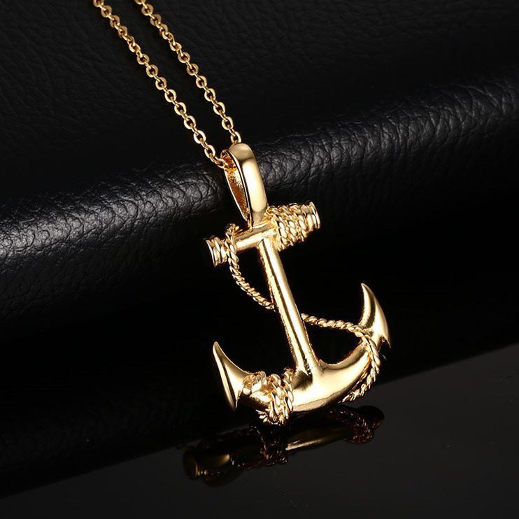 Men's Hot Boat Anchor Pirates Of The Necklaces