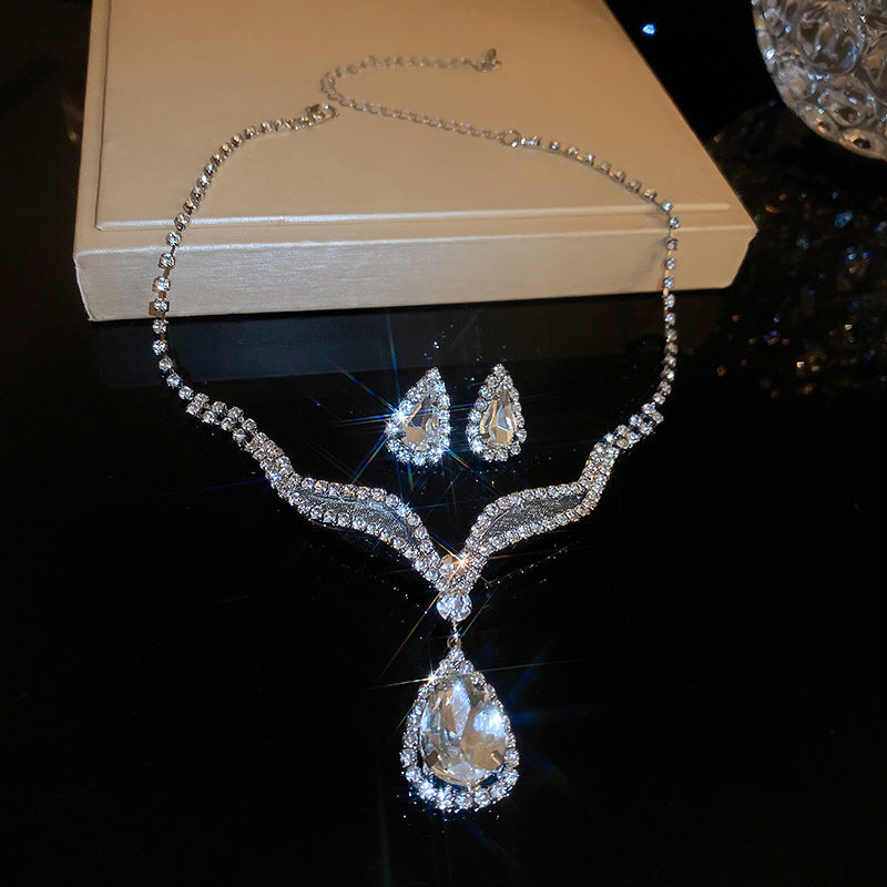 Women's Cold Style Geometric Tassel Light Luxury High-grade Sense Jewelry Set