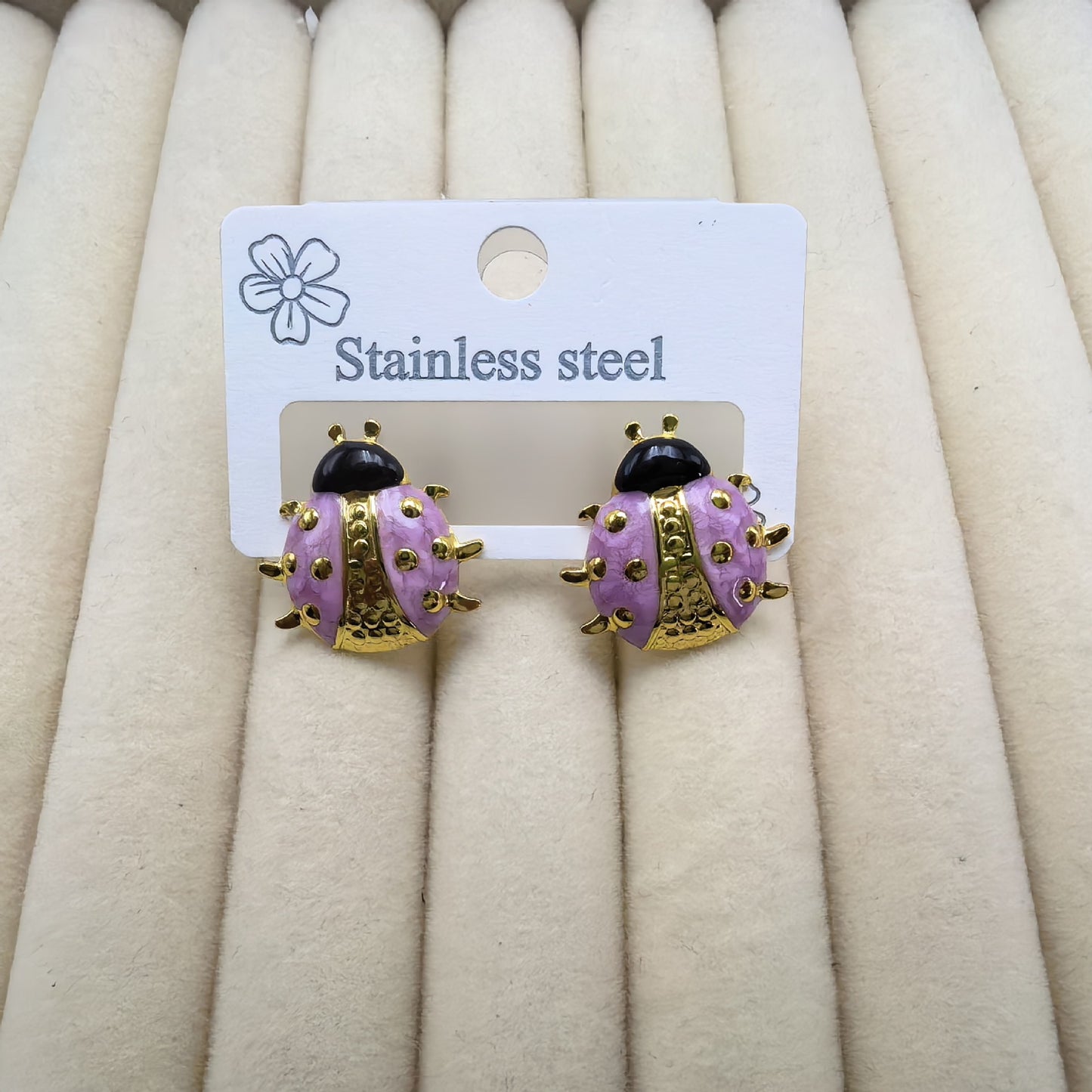Fashionable Stainless Steel Special Female Insect Rings