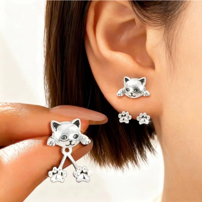Back Of Ear Unique Personality Minority Design Fashion Stud Earrings