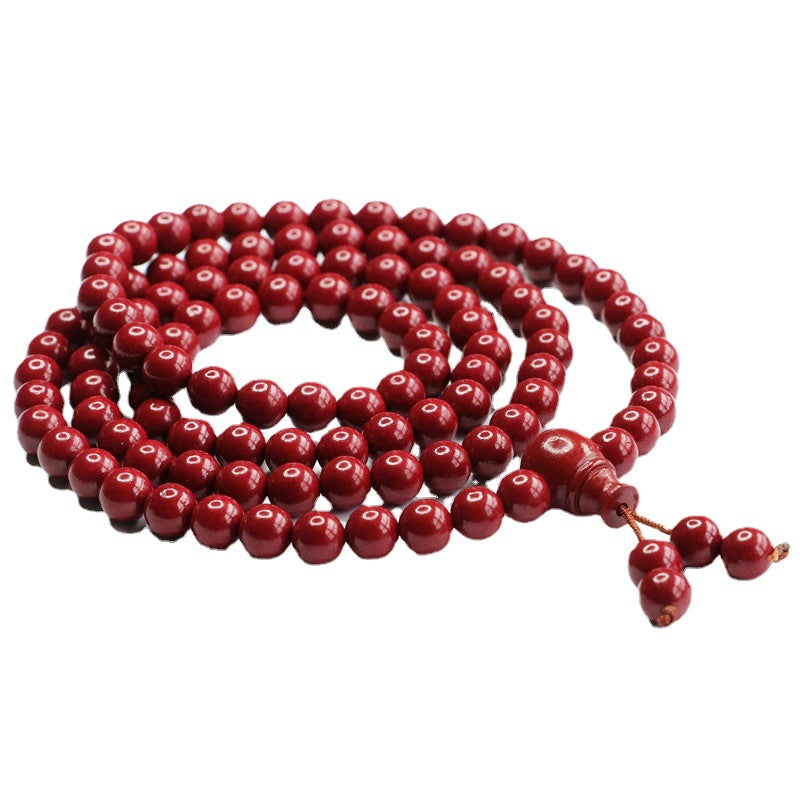 Purple Gold Sand Buddha Beaded Live Bracelet