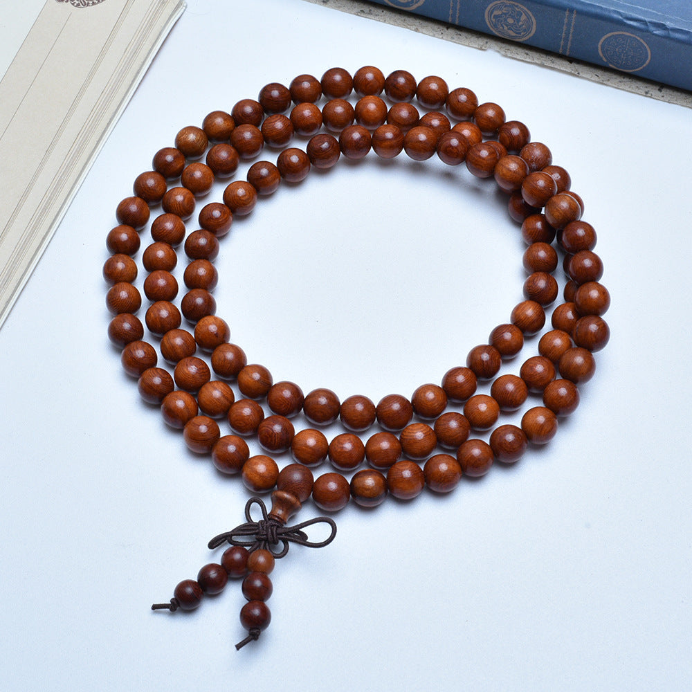 Women's & Men's Authentic Pterocarpus Wood Buddha Beads Batch Bracelet