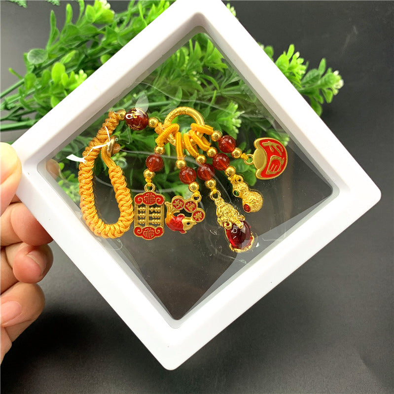 Copper Couple National Fashion Enamel Dripping Oil Hanging Ornaments