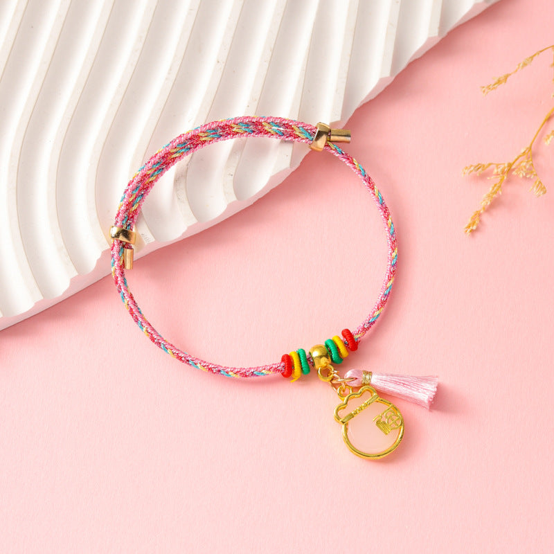Children's Hundred Dragon Boat Festival Colorful Braided Rope Batches Of Goods Bracelets