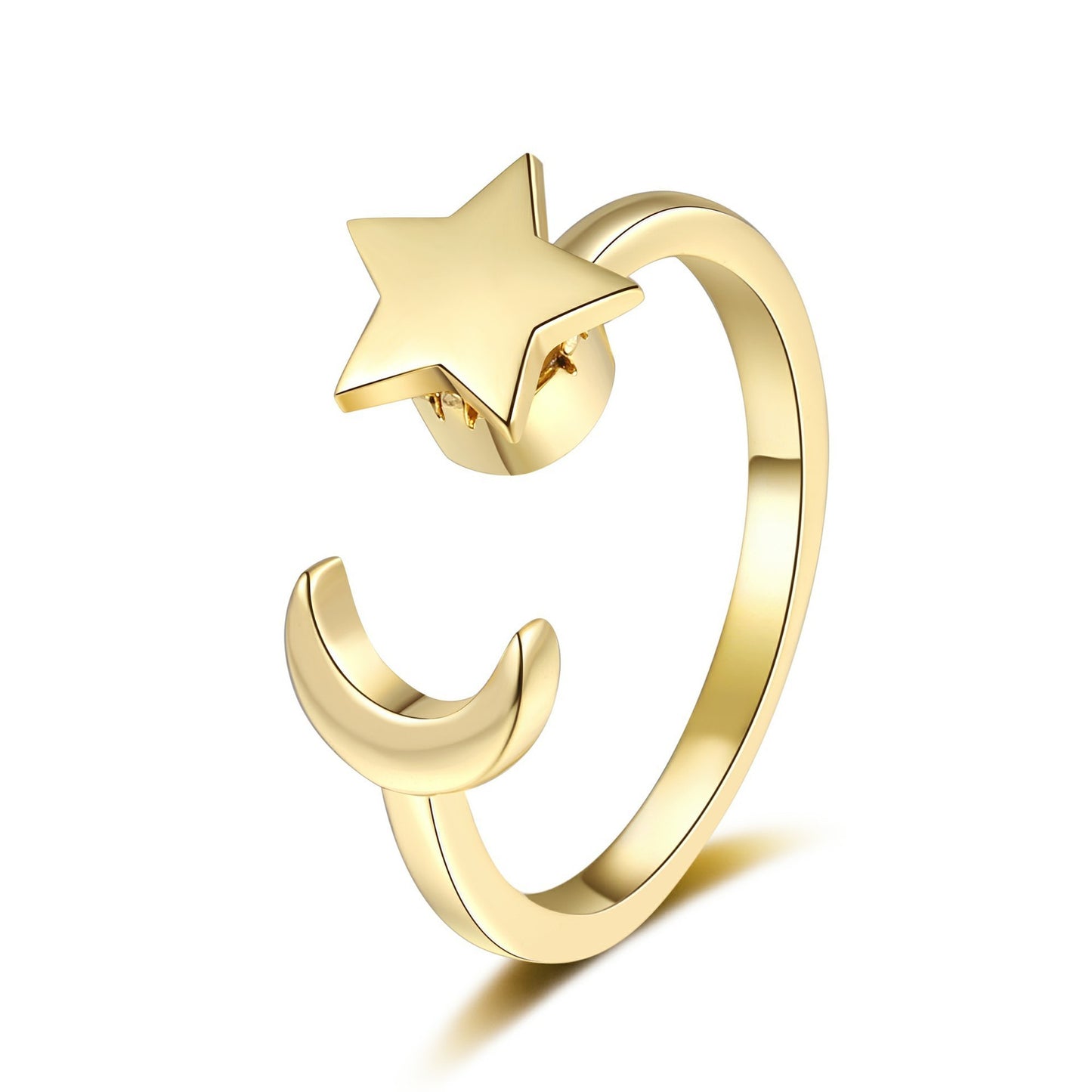 Micro Beads Spinning Female Creative Anxiety Ring