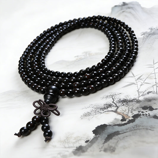 South American Boxwood Beads Golden Sandalwood Ebony Ethnic Style For Bracelet