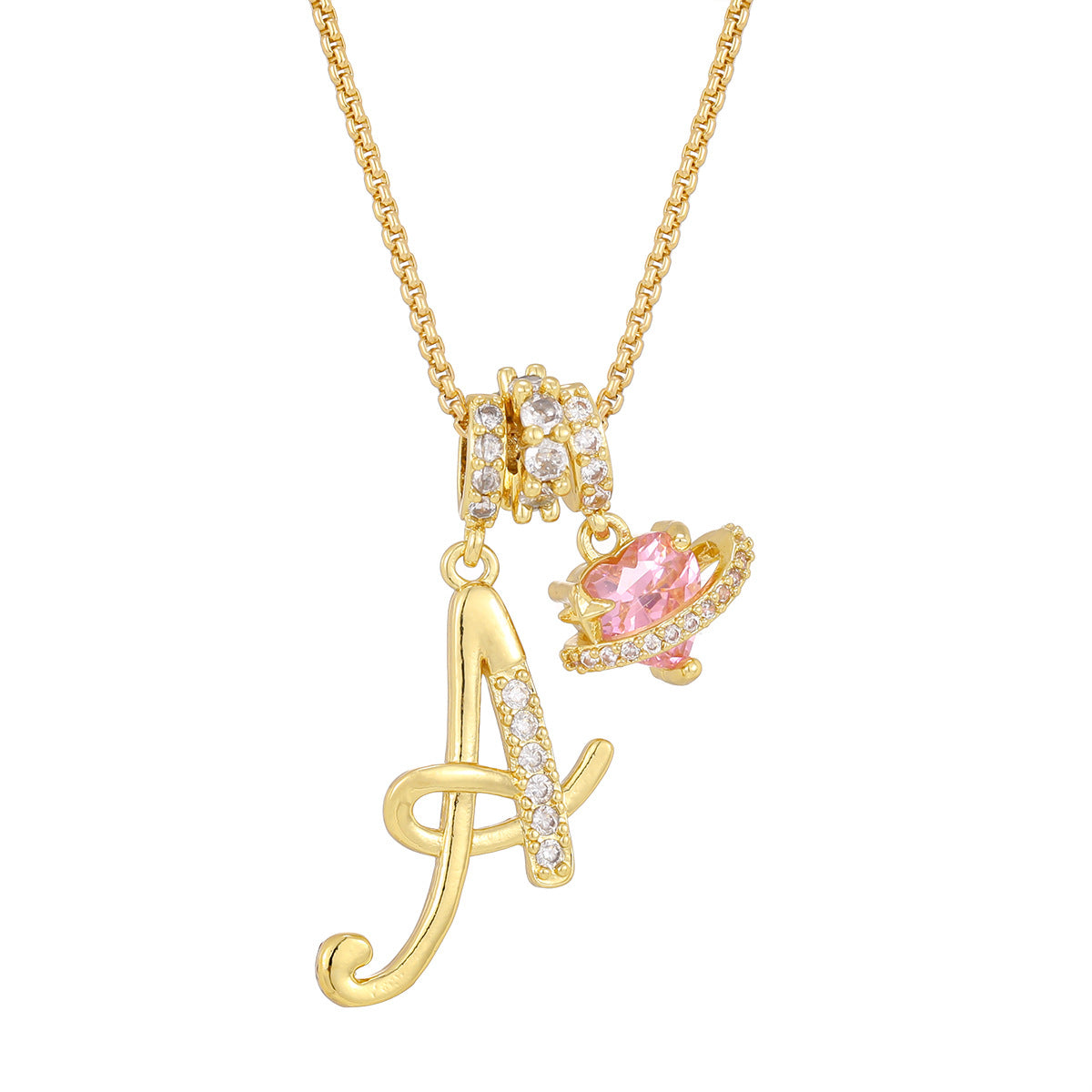 Dopamine English Letter Light Luxury Minority High Pendants